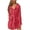 Red, variant on Mrasaso Womens Fuzzy Robe Mid Length Bathrobe Belted Soft Bath Robes Plush Kimono Robe with Pockets Fall Winter Spa Robes on Clearance