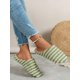 thumbnail image 4 of Women's Fashionable Striped Pattern Plush Winter Thermal Indoor Slippers, 4 of 4