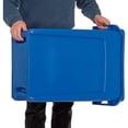 thumbnail image 2 of Slim Jim 3540 Durable Space Saving 23 Gallon Plastic Recycling Container, Blue, 2 of 9