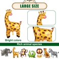 thumbnail image 4 of Set de 10 globos de aluminio PEUTIER Jungle Safari con forma de animal, 4 of 7