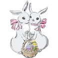 thumbnail image 2 of CafePress - Easter Rabbits Mug - 11 oz Ceramic Mug - Novelty Coffee Tea Cup, 2 of 3