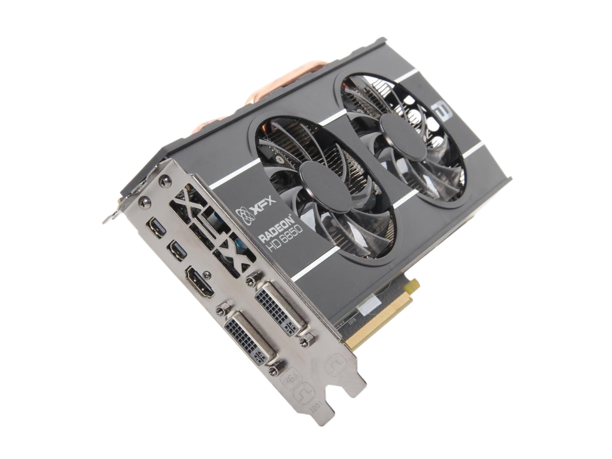 XFX RADEON HD 6850 - Graphics card - Radeon HD 6850 - 1 GB GDDR5 - PCIe 2.1 x16 - 2 x DVI, HDMI, DisplayPort