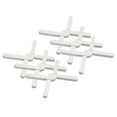 thumbnail image 1 of Uxcell 6 Pcs Trivet de Silicona Plegable, Alfombrillas para Ollas y Sartenes Calientes, Soporte Antideslizante Resistente al Calor para Platos Tazas Encimera de Cocina Superficie de Mesa, Blanco, 1 of 7