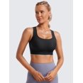thumbnail image 2 of TEMOGU-Womens Flex Sculpt Racerback Sports Bra - U Neck Medium Impact Padded Wireless Workout Gym Crop Top, 2 of 4