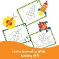 thumbnail image 5 of Learning Resources Pattern Block Activity Set, 20 Double-Sided Cards, Ages 4+, 5 of 6