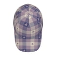 thumbnail image 5 of Lsque Heart Check Baseball Cap Trucker Low Profile Hat Golf Dad Hat Adjustable Original Classic Unconstructed Plain Cap Men Women, 5 of 9