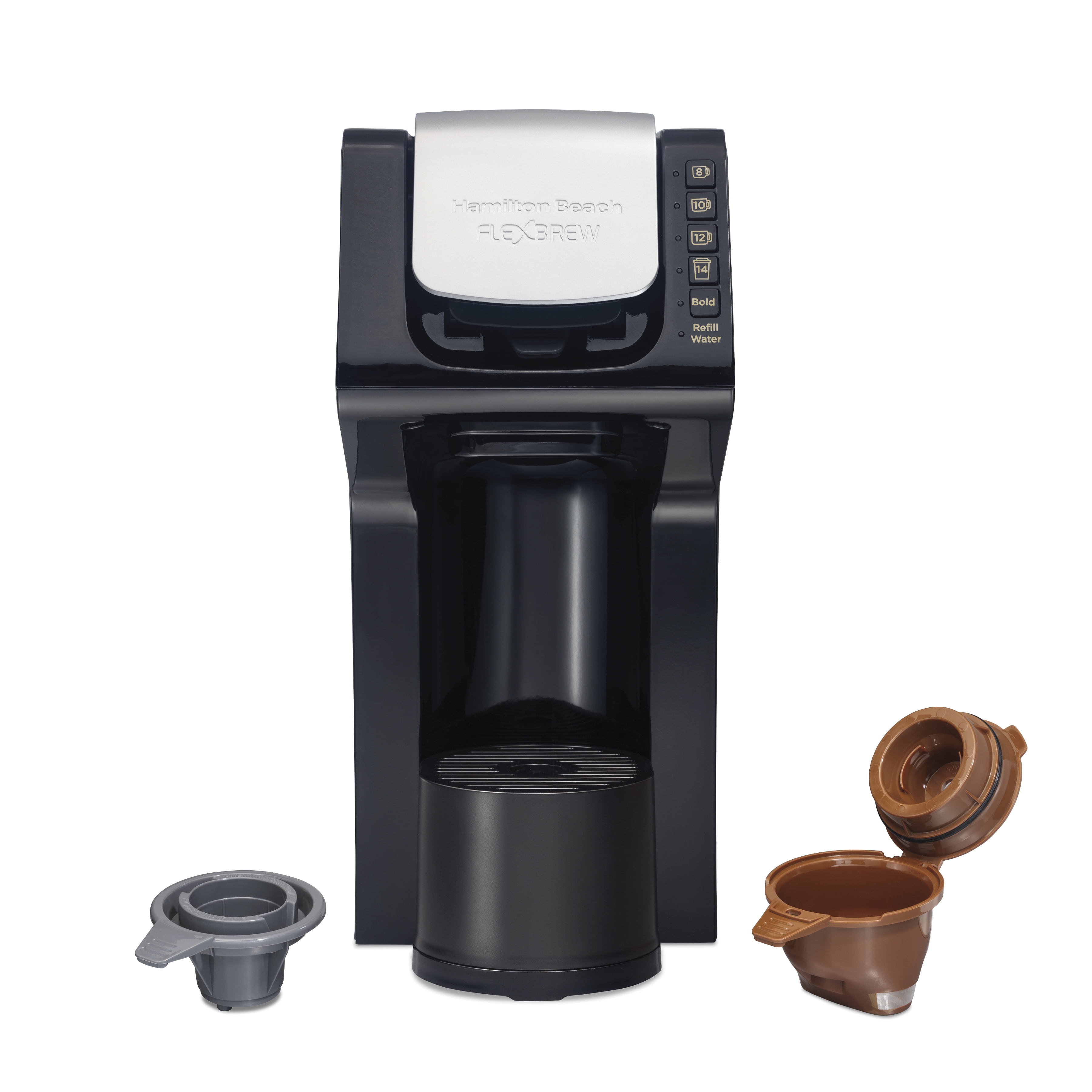 Hamilton Beach Flexbrew Single Serve Coffee Maker Removable 50 Oz Water Reservoir 49901 9061