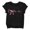 Black, variant on Girls Short Sleeve Shirts Cute Bow Knot Print Shirt Summer Crewneck Casual T Shirt Tops Tee School Streetwear Dance T Shirt