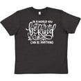 thumbnail image 3 of Inktastic Inspirational Quote In a World You Can be Anything be Kind Youth T-Shirt, 3 of 5