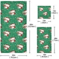 thumbnail image 2 of Coolnut 3 PCS Towel Christmas Pattern Cotton Bath Towel Set (1 Bath Towel, 1 Hand Towel, 1 Washcloth) for Bathroom, Super Soft and Quick Dry Towels, 2 of 6