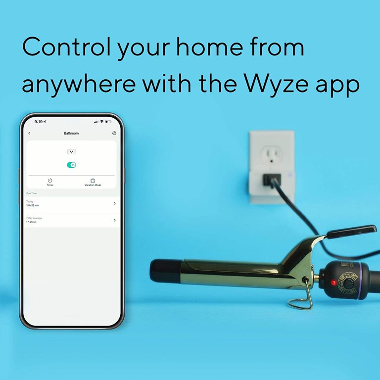 WYZE smart wall plug WPP1CFH-1 Smart Home Plug, Wi-Fi & Bluetooth