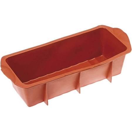 Paderno Non Stick Silicone Paderno World Cuisine Silicone Non-stick Baking Mold, Rectangular, 11