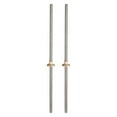 thumbnail image 4 of 2Pcs 300 mm Stainless Steel Threaded Spindle with Brass Nut,for T8 Nut, 4 of 8
