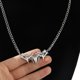 thumbnail image 3 of Collar colgante de espinas JAMW Hip Hop Rock plata Metal minimalista Unisex nuevo, 3 of 5
