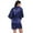 Blue, variant on Bridal Satin Robe‌ for Women's Short Rose Gold Bride Bridesmaid Wedding Party Robe S-2XL