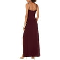 thumbnail image 2 of EMERALD SUNDAE Womens Burgundy Full-Length Faux Wrap Dress Juniors L, 2 of 2