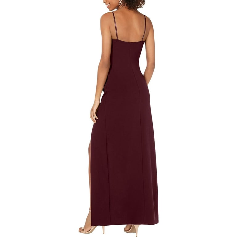 Maroon dress juniors best sale