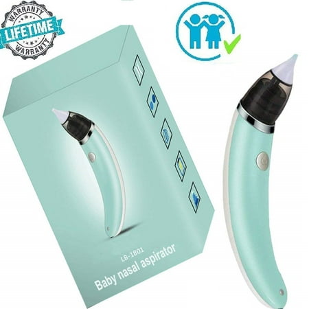 Nasal Aspirator Battery Operated, Nasal Aspirator for Baby, Electric Nose Cleaner, Safe Electric Battery Operated Nose Cleaner, Safe Hygienic for Newborns and Toddlers by