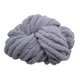 thumbnail image 5 of Hilo de chenilla grueso, hilo grueso gigante, hilo acrílico para cojín de gorro de crochet Gris, 5 of 9