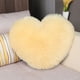 thumbnail image 5 of Sofás para la Sala de Estar Faux Lana en Forma de Corazón Almohada Pila Larga Sofá Peluche Cojín 40x30cm Regalos para Niñas Almohada Junto a la Cama, 5 of 6