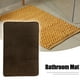 thumbnail image 2 of Alfombra de Baño Unique Bargains de Poliéster Lavable a Máquina Marrón 90x60cm, 2 of 7