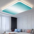 thumbnail image 2 of Teal Ombre Fluorescent Light Covers, Turquoise White Gradient Modern Abstract Art Magnetic Light Covers for Ceiling Lights, Fluorescent Ceiling Shade Filters for Classroom Bedroom Office 4x2Ft x 3PCS, 2 of 8