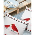 thumbnail image 3 of Outdoor Throw Pillow Cover Red Cardinal Bird Animal on White Waterproof Cushion Covers 2 Pack Farmhouse Animals Black Line Pillow Cases Home Decoration for Patio Garden Couch Sofa, 3 of 7
