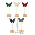 thumbnail image 3 of Soporte de exhibición de joyería, organizador de relojes con forma de mariposas clásicas, estante de escaparate, soporte para pendientes, Ropa, zapatos y accesorios Miscelánea Azul oscuro Minnieouse AP015978-04, 3 of 6
