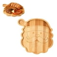 thumbnail image 4 of Shoreew Christmas Snack Tray Santa Reindeer Bamboo Serving Platter for Candy Desserts Fruits Holiday Charcuterie Board Hostess Gifts, 4 of 7
