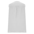 thumbnail image 4 of Tweang Cotton Linen Tops for Women Twist Front Halter Sleeveless Tops Sleeveless Crewneck Cropped Tank Tops Built in Comfort Bra Breathable Sleeveless Side Slit Base Layer Vest White XL, 4 of 7