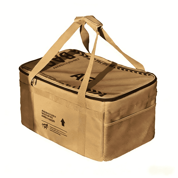 Maltemura 30L Tactical Camping Storage Bag Waterproof Heavy Duty Gear Organizer with Adjustable Dividers for Outdoor Kitchen Tools Hiking Equipment Travel