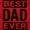 Red, variant on Cool Best Dad Ever Father's Day Hoodie Hooded Sweatshirt Men Brisco Brands L
