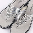 thumbnail image 5 of Chanclas para mujer, 1 par de chanclas planas para caminar para mujer, chanclas casuales diseñadas para brindar precisión, 5 of 5