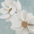 thumbnail image 2 of Kimberly, Allen 20x20 Gold Ornate Wood Framed with Double Matting Museum Art Print Titled - Blue Floral 1, 2 of 4