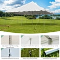 thumbnail image 4 of Erinnyees 20x30ft Party Tent, Heavy Duty Canopy Tent with Carry Bags, PVC Fire Retardant Outdoor Canopies for 120 People, Events, Weddings, 4 of 6