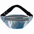 thumbnail image 1 of Women Bum Bag Belt Bags Holographic Fanny Pack Cute Waist Packs Fash Shoulder Ph Pouch For Travel, 1 of 5