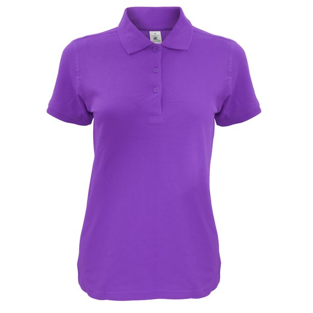 B&C - Polo de manga corta modelo Safran Timeless para mujer (Púrpura)