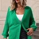 thumbnail image 1 of Cable Knit Outwear Chunky Outwear Women Cardigan Sweater Batwing Sleeve Oversized For Girls Ladies For Spring Fall Winter ANGGREK Ropa, 1 of 6