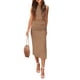 thumbnail image 1 of Conjunto de Mujer PRETTYGARDEN Top Camel y Falda Midi Talle S, 1 of 9
