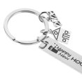 thumbnail image 3 of Mobestech 2Pcs Sturdy Stainless Steel House Keychain with 2026 Design for New Home Celebration Keyring, 3 of 8