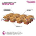 thumbnail image 2 of Stock Your Home 12-Compartment Disposable Containers (40 Count) - Plastic Mini Cupcake Containers, 2 of 14