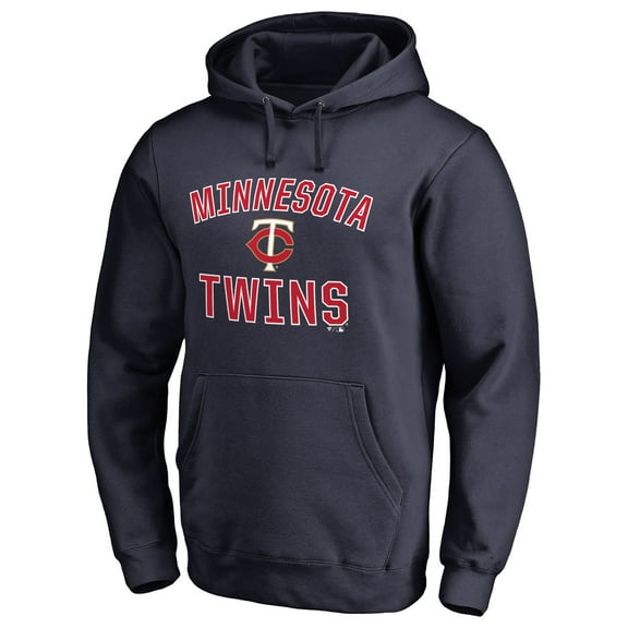 Men's Navy Minnesota Twins Victory Arch Pullover Hoodie