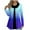 Gradient Blue, variant on gakvbuo Fall Sweaters for Women Plus Size Tunic Tops Fall 2022 Women'S Casual Long Sleeve Printed V-Neck Printed Long Sleeve Tops Sweatshirts
