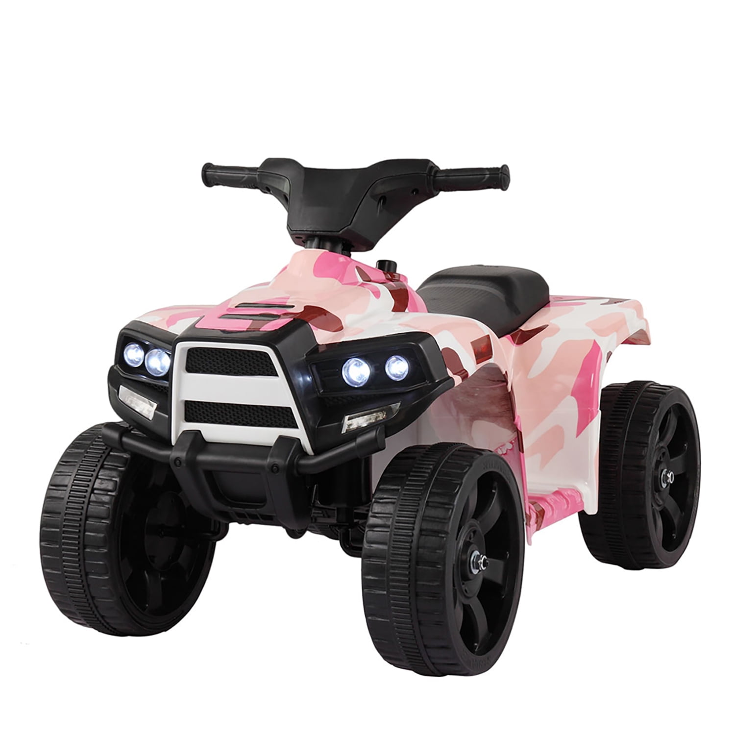 Kadyn 6V Electric Kids Toy, Kids Electric Quad Ride On Car Toy for Girls Boy, Pink&black Electric Vehicle