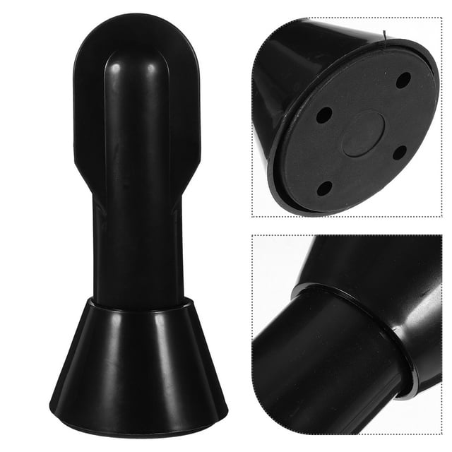 IFANLANDOR 2Ud Accesorios De Partición Para Baños De Plástico Negro Con Acabado