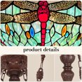 thumbnail image 7 of 5 Light Tiffany Pendant Light Fixture Adjustable Hight Stained Glass Tiffany Chandelier, 7 of 7