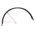 thumbnail image 3 of Planet Bike Hardcore Bike Front and Rear Fender Set, 700C x 45mm, Bike Mount, Black, Plastic Mudguard, 3 of 4