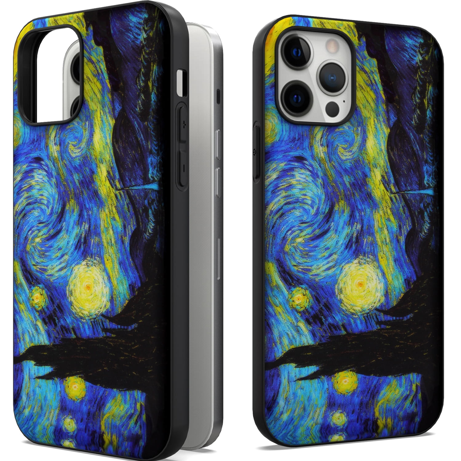 CoverON Art Design For Apple iPhone 13 Pro Max Phone Case, Flexible Soft  Rubber Slim TPU Cover, Van Gogh Starry Night - Walmart.com