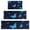 Black Blue Butterfly, variant on Black Blue Butterfly Pattern Kitchen Rugs Sets Of 3,Kitchen Runner Rugs Non Skid Washable,Decorative Kitchen Floor Mats for Kitchen,Sink,Laundry,17"x30"  17"x47"   17"x59"