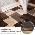thumbnail image 6 of ZENELESS 2x8 Washable Runner Rug for Hallways, Ultra Soft Floor Mat with Non Slip Backing, Indoor Low Pile Carpet for Kitchen Bathroom Entryway, Dark Brown, 6 of 8